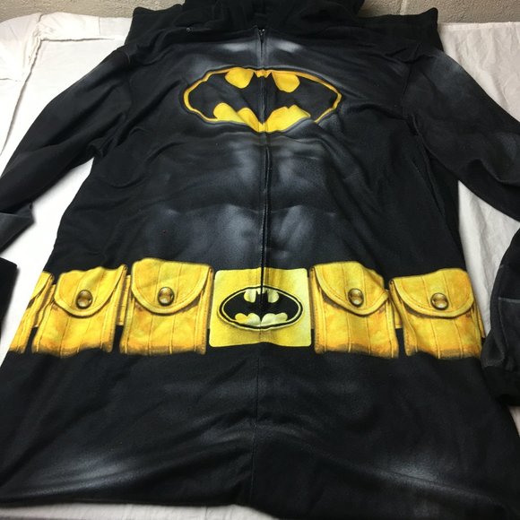 DC Comics Other - DC Comics Batman Union Suit Fleece Zip Up Pajamas DC Comics Other - DC Comics Batman Union Suit Fleece Zip Up Pajamas
